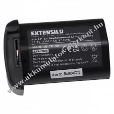 Helyettest EXTENSILO Akkumultor Canon tpus LP-E4 3350mAh