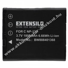 Helyettest EXTENSILO Akkumultor Casio NP-130 1800mAh