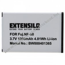 Helyettest EXTENSILO Akkumultor Fujifilm tpus NP-60 1300mAh