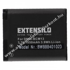 Helyettest EXTENSILO Akkumultor tpus DMW-BCM13, Panasonic Lumix DMC-TS6 1050mAh