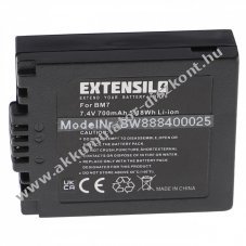 Helyettest EXTENSILO Akkumultor Panasonic tpus CGA-S002 / BM7 700mAh