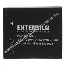 Helyettest EXTENSILO Akkumultor Samsung HMX-M20 tpus IA-BP125A 1250mAh