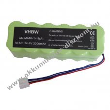 Helyettest Akkumultor Mamirobot K3, K5, K7 NI-MH, 14,4V,  3000mAh