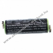 Helyettest Akkumultor Moser ChroMini 1591 tpus 1590-7291 1200mAh