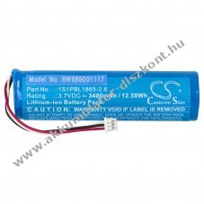 Helyettesítő Akkumulátor Philips Avent SCD831 típus 1S1PBL1865-2.6 Li-Ion, 3.7V, 3400mAh