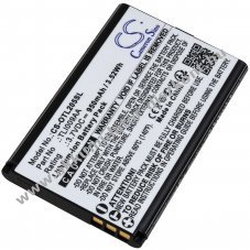 Alcatel OT-3025 helyettes�t� nyom�gombos mobiltelefon Akkumul�tor 3,7V 950mAh 3,5Wh Li-Ion