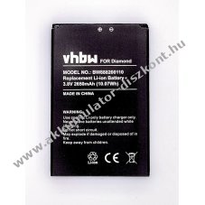 Helyettest Akkumultor UMIDIGI UMi Diamond 2650mAh