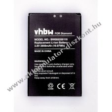 Helyettest Akkumultor UMIDIGI UMi Diamond 2650mAh