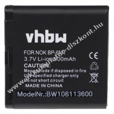 Helyettest Akkumultor Nokia tpus BP-6MT 900mAh