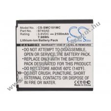 Samsung t�pus B740AC helyettes�t� Akkumul�tor 3,8V 2100mAh 8Wh Li-Ion