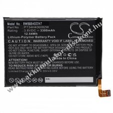 Helyettest Akkumultor Wiko Ride 3 tpus PT34H406082W, 3300mAh