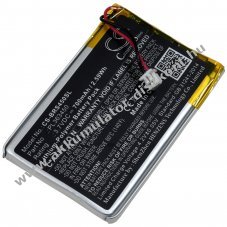 BlueParrot t�pus PL363450 helyettes�t� Akkumul�tor 3,7V 700mAh 2,6Wh Li-Polymer