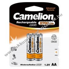 Camelion ceruza Akkumultor mignon AA HR6 2700mAh NiMH 2db/csom.