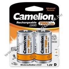 Camelion Ni-MH HR20 glit Akkumultor Mono D 2db/csom. 7000mAh