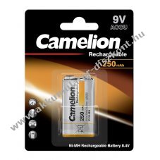 Camelion Akkumultor tpus 9V-Block HR6F22 250mAh 1db/csom.