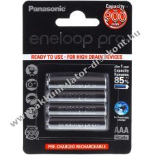 Panasonic eneloop Pro AAA Akkumultor tpus BK-4HCCE/4BE 4db/csom.