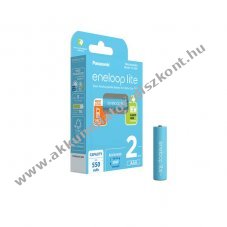 Panasonic eneloop lite AAA micro Akkumultor BK-4LCCE/2BE 550mAh 2db/csomag