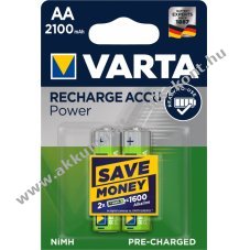 Varta AA ceruza Akkumultor Ready to Use 2100mAh 2db/csomag