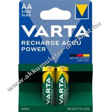 Varta ceruza Akkumultor AA Mignon 2100mAh 2db/csomag