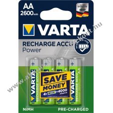 Varta 5716 Ready2use ceruza Akkumultor tpus Mignon AA HR6 R2U 4db/csom. 2600mAh