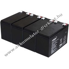 Powery lom zsels Akkumultor sznetmenteshez APC Smart-UPS SURT2000XLI 12V 9Ah (7,2Ah / 7Ah is)