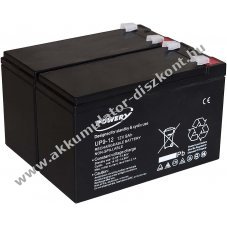 Powery lom zsels Akkumultor sznetmenteshez APC Back-UPS RS 1500 12V 9Ah (helyettesti 7,2Ah / 7Ah is)