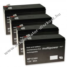 Powery lom Akkumultor MP1236H kompatibilis APC RBC57 12V 9Ah (7,2Ah/7Ah is)