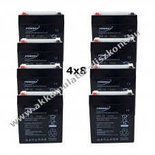 Powery lom zsels Akkumultor 12V 6Ah APC Smart-UPS SURT10000RMXLI