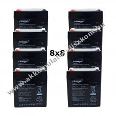 Powery lom zsels Akkumultor 12V 6Ah APC Smart-UPS SURT20KRMXLI