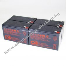 lom Akkumultor 12V 9Ah CSB / Hitachi tpus helyettesti APC Smart UPS SUA1500RMI2U (RBC 24) 12V 9Ah