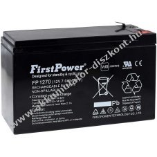 FirstPower lom Akkumultor tpus FP1270 VdS minstssel 12V 7Ah