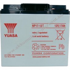 lom Akkumultor 12V 17Ah (YUASA) tpus NP17-12I VDS-min. kompatibilis Hawker Enersys Genesis NP18-12R