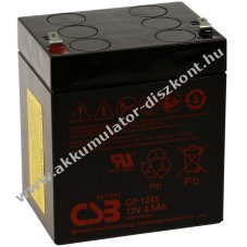 CSB Standby lom Akkumultor GP1245 F2 12V 4,5Ah