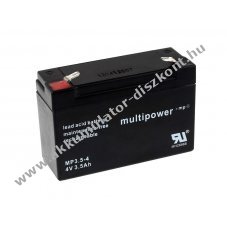lom Akkumultor 4V 3,5Ah (Multipower) MP3,5-4