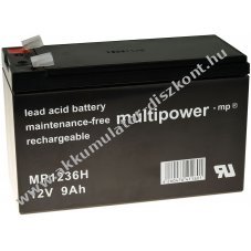 Multipower lom Akkumultor MP1236H nagy kistram-tpus