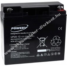 Powery lom zsels Akkumultor UP20-12 12V 20Ah (helyettesti 18Ah)