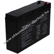 Powery lom Akkumultor FP1245B helyettesti Panasonic UP-VW1220P1 12V 4,5Ah