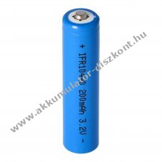 IFR 10440/AAA Akkumultorcella LiFePo4 3.2V 200mAh vdelmi elektronika nlkl - Kirusts!