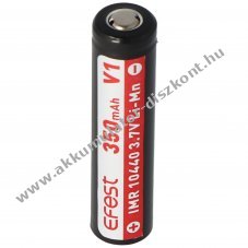 Efest IMR 10440 Akkumultorcella 350mAh, 3.7V, vdelmi elektronika nlkli