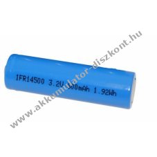 OEM Akkumultorcella IFR14505 Lifepo4 tpus IFR14500 / AA (kizrlag szakembereknek) - Kirusts!