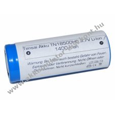 Tensai Akkumultorcella Li-ion tpus: ICR18500 HC 1400mAh 3C 18490 - Kirusts!