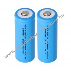 2db 18500 Li-FePo4 3.2V, 1000mAh, (Csak napelemes LED-es lmpkhoz)