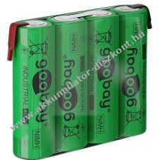 Goobay Akkumultor pack (AA) NiMH tpus AA-4 RTU - forrfles 4,8V 2100mAh