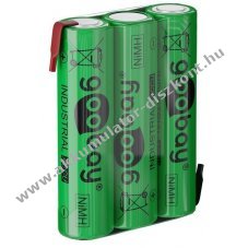 Goobay Akkumultor pack (AAA) NiMH tpus AAA-3 RTU - forrfles 3,6V 800mAh - Kirusts!