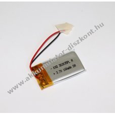 Li-Po Akkumultor 3,7V 160mAh 302035 vezetkes, beszerelhet