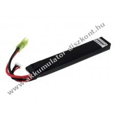 Helyettest Airsoft Akkumultor tpus LP110S2C013 mit 7,4V 1100mAh