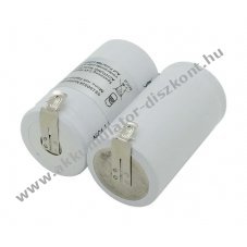 Vszvilgts Akkumultor, Ni-Cd, 2.4V, 4500mAh, Mono, D, csszsaruval