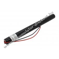 Vszvilgts Akkumultor, Ni-MH, 7.2V, 2500mAh, L1x6, Sub-C, 20 cm vezetkkel