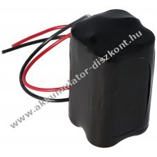 Vszvilgts Akkumultor, Ni-MH, 4.8V, 1800mAh, F2x2, Mignon AA, 20 cm vezetkkel