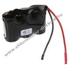 Vszvilgts Akkumultor, Ni-Cd, 3.6V, 1600mAh, F1x3, Akkumultorpakk, 10 cm vezetkkel